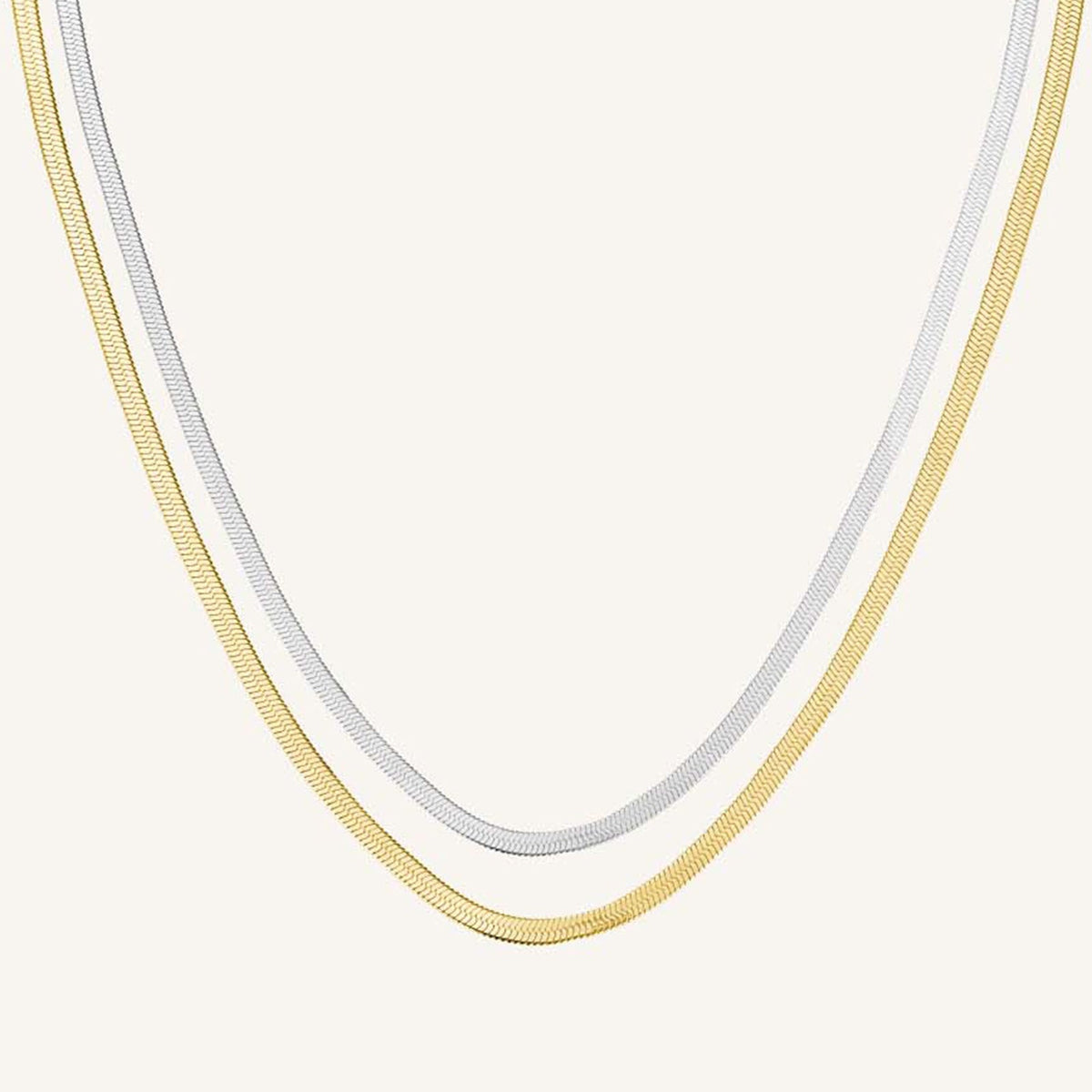 Duo Snake Halskette leftcolumn