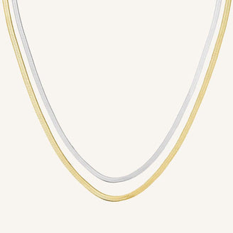 Duo Snake Halskette leftcolumn