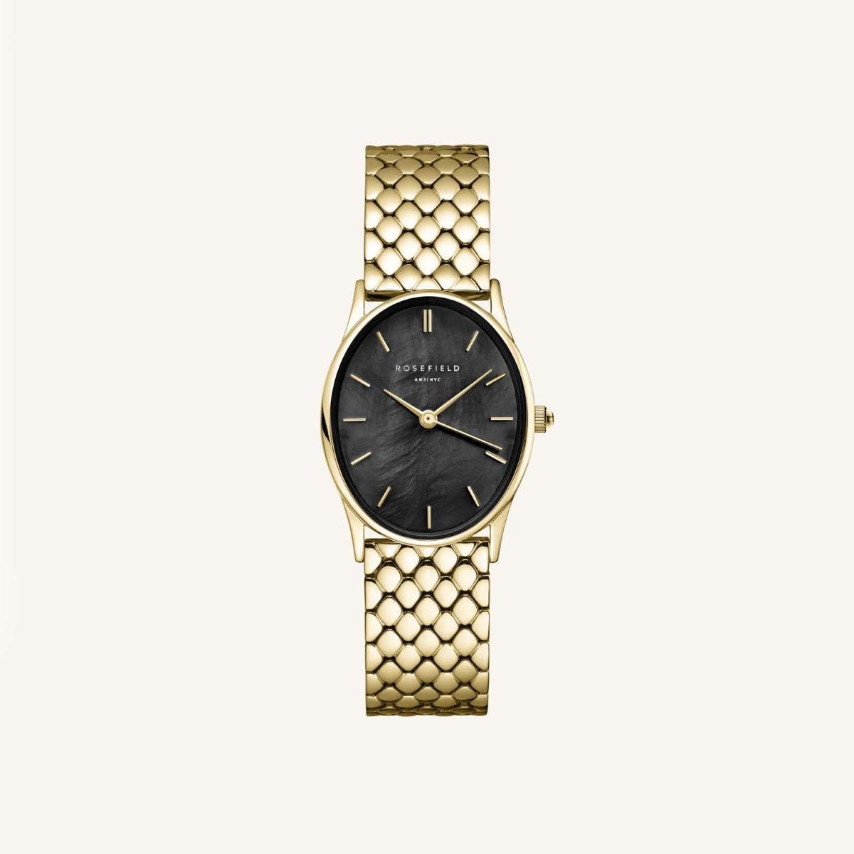 Oval Schwarz Gold Leftcolumn