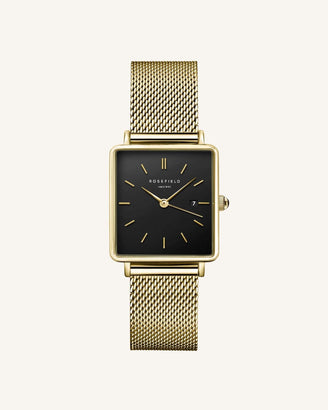 Boxy Schwarz Gold Mesh leftcolumn