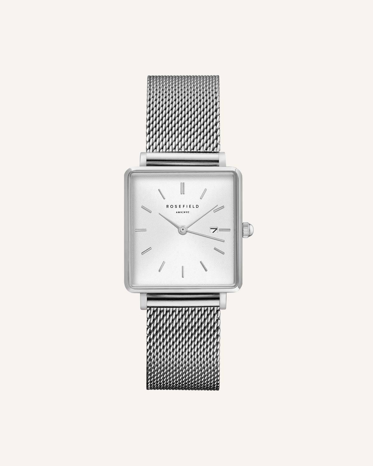 Silbernes Mesh-Armband leftcolumn