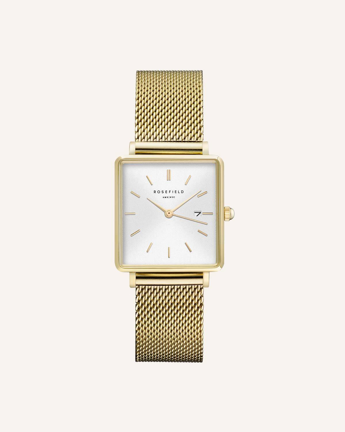 Goldenes Mesh-Armband leftcolumn