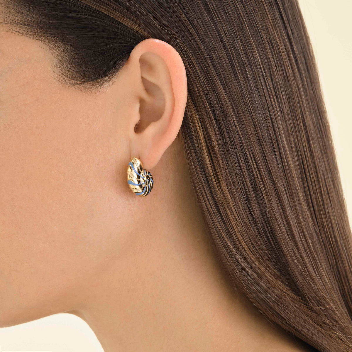 Muschel Enamel Ohrringe leftcolumn