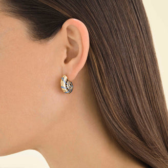 Muschel Enamel Ohrringe leftcolumn