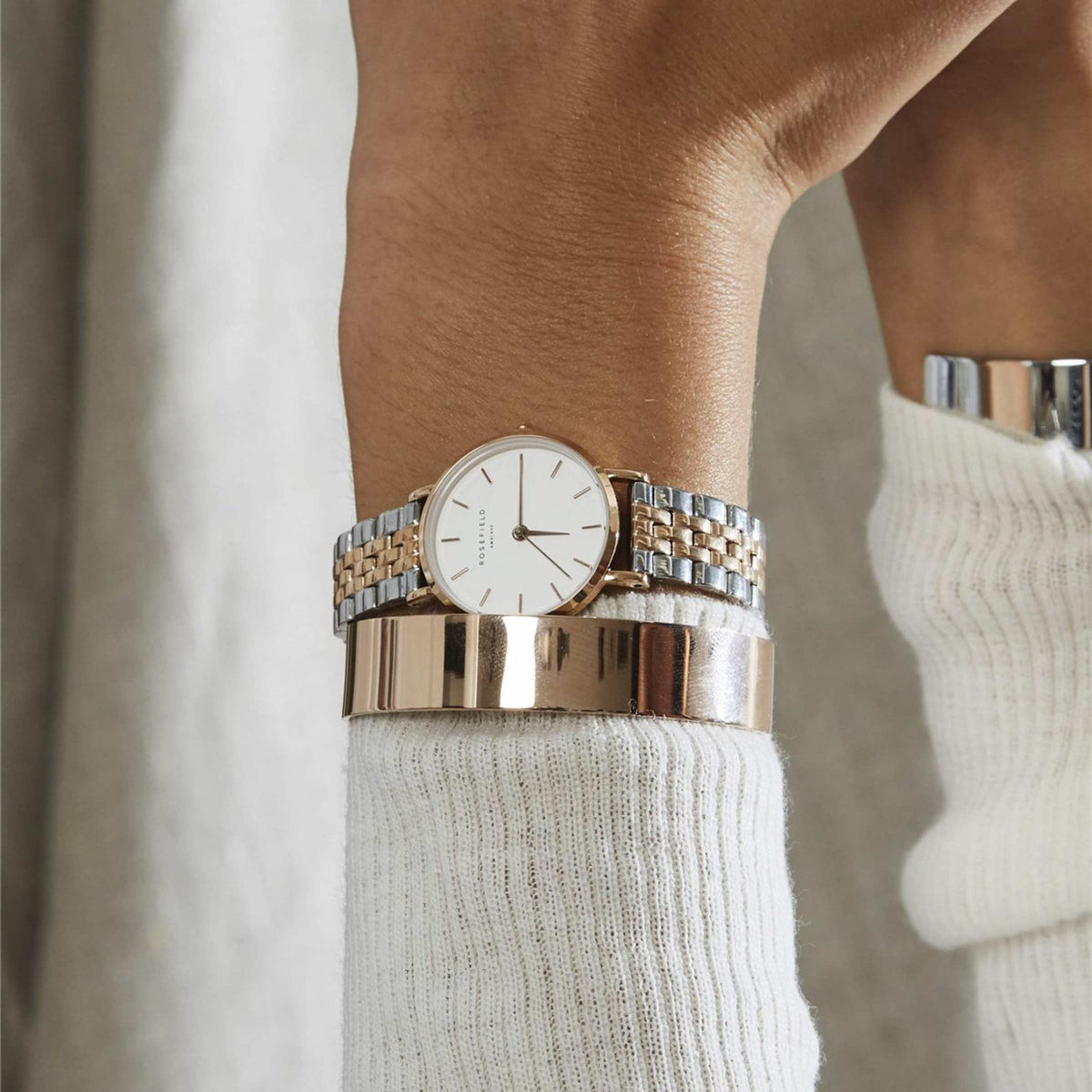 Small Edit Silber Roségold Duo leftcolumn