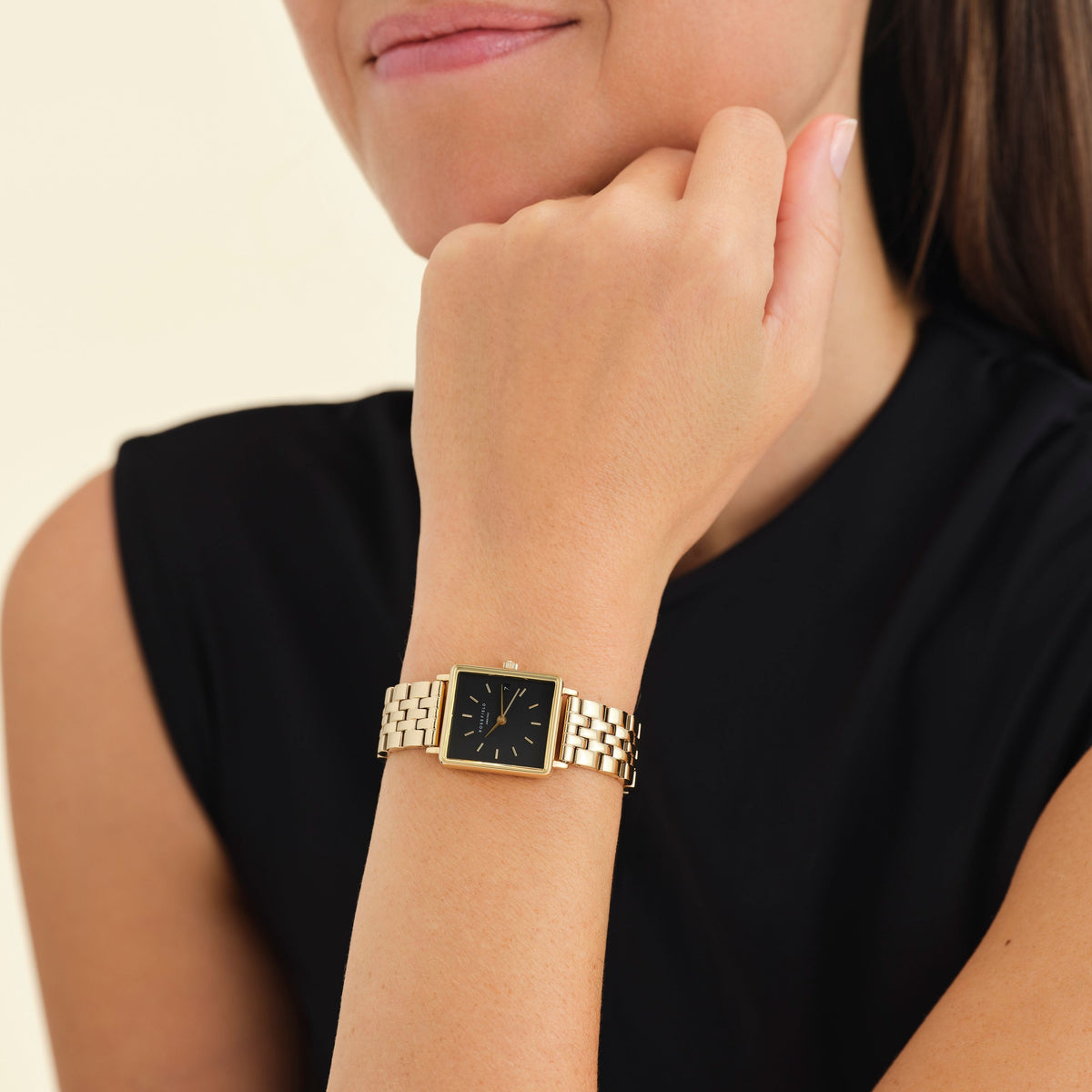 Boxy XS Schwarz Gold leftcolumn