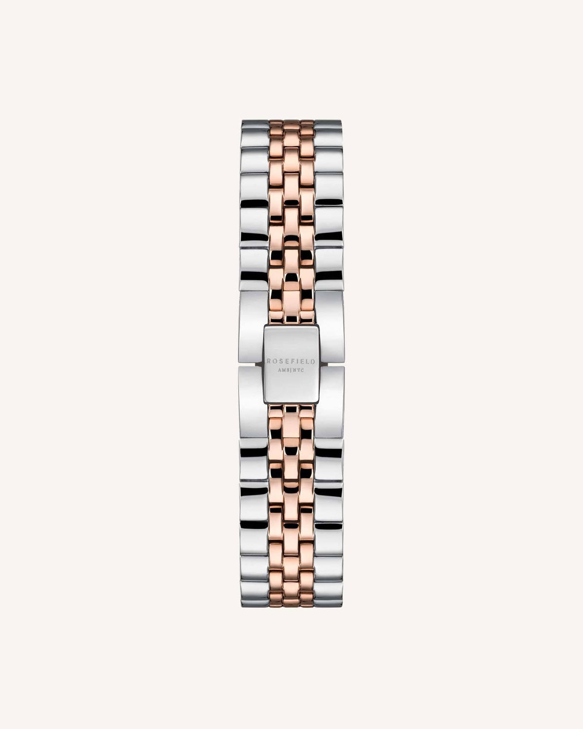Silber - Roségoldenes Uhrenarmband leftcolumn