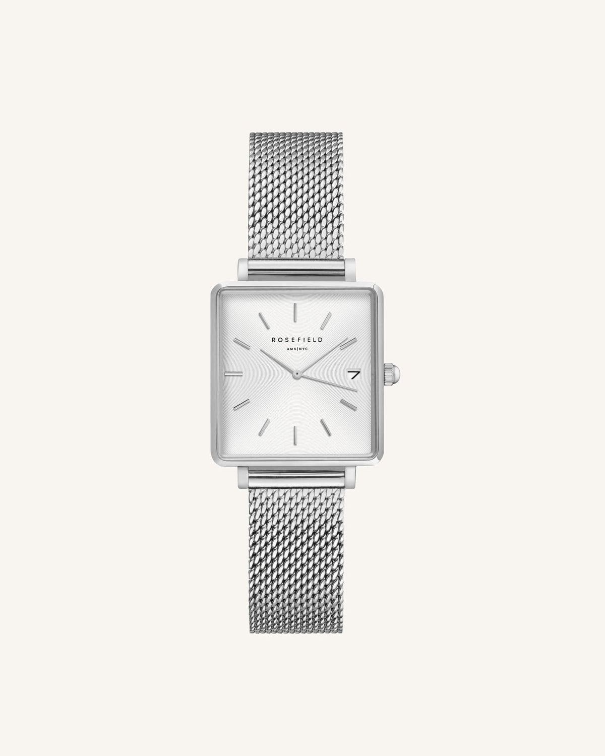 Silbernes Mesh-Armband leftcolumn