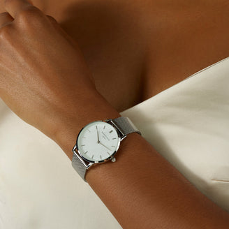 Pearl Edit Silber Mesh leftcolumn