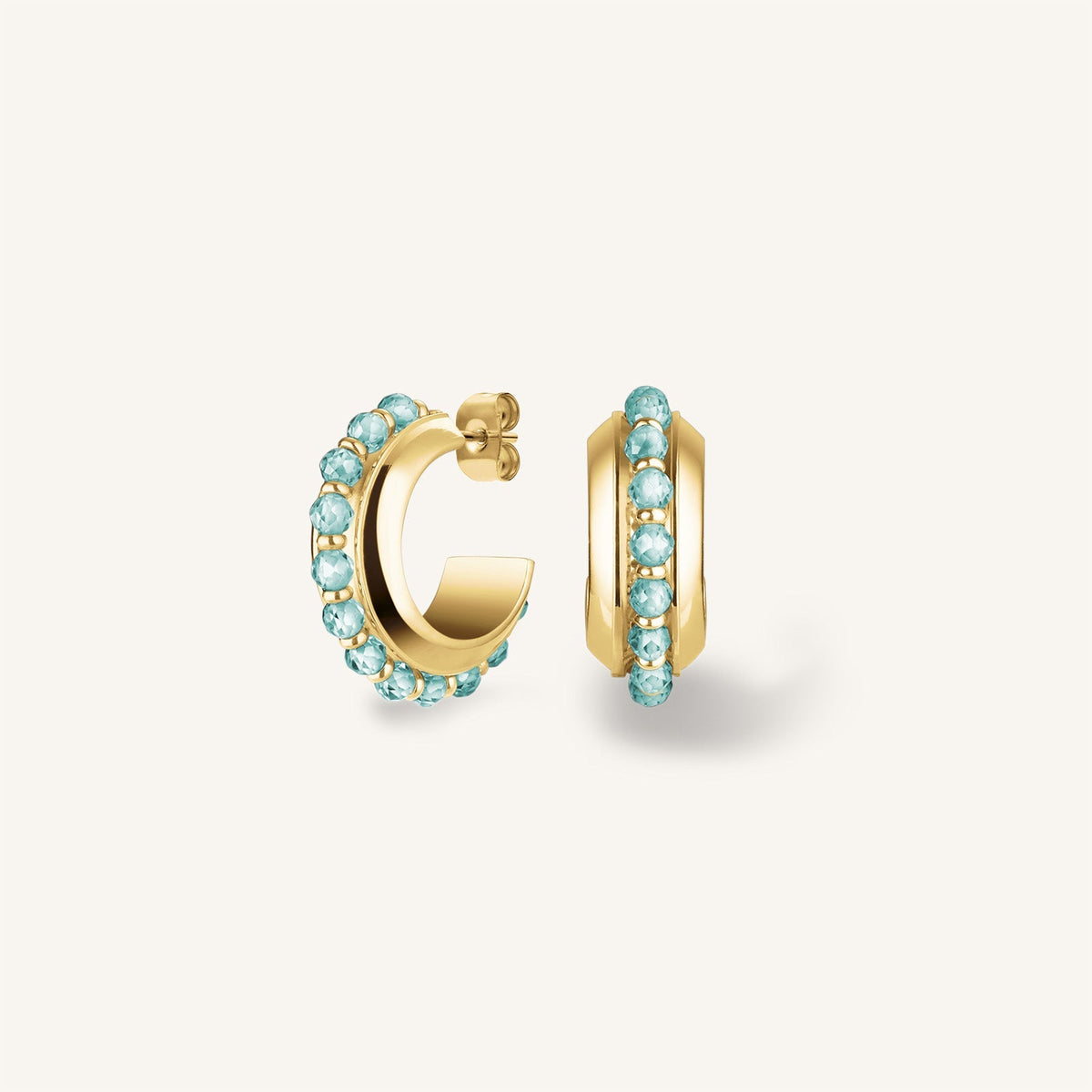 Perlen Hoop Blau leftcolumn