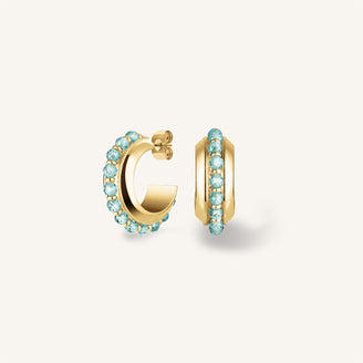 Perlen Hoop Blau leftcolumn