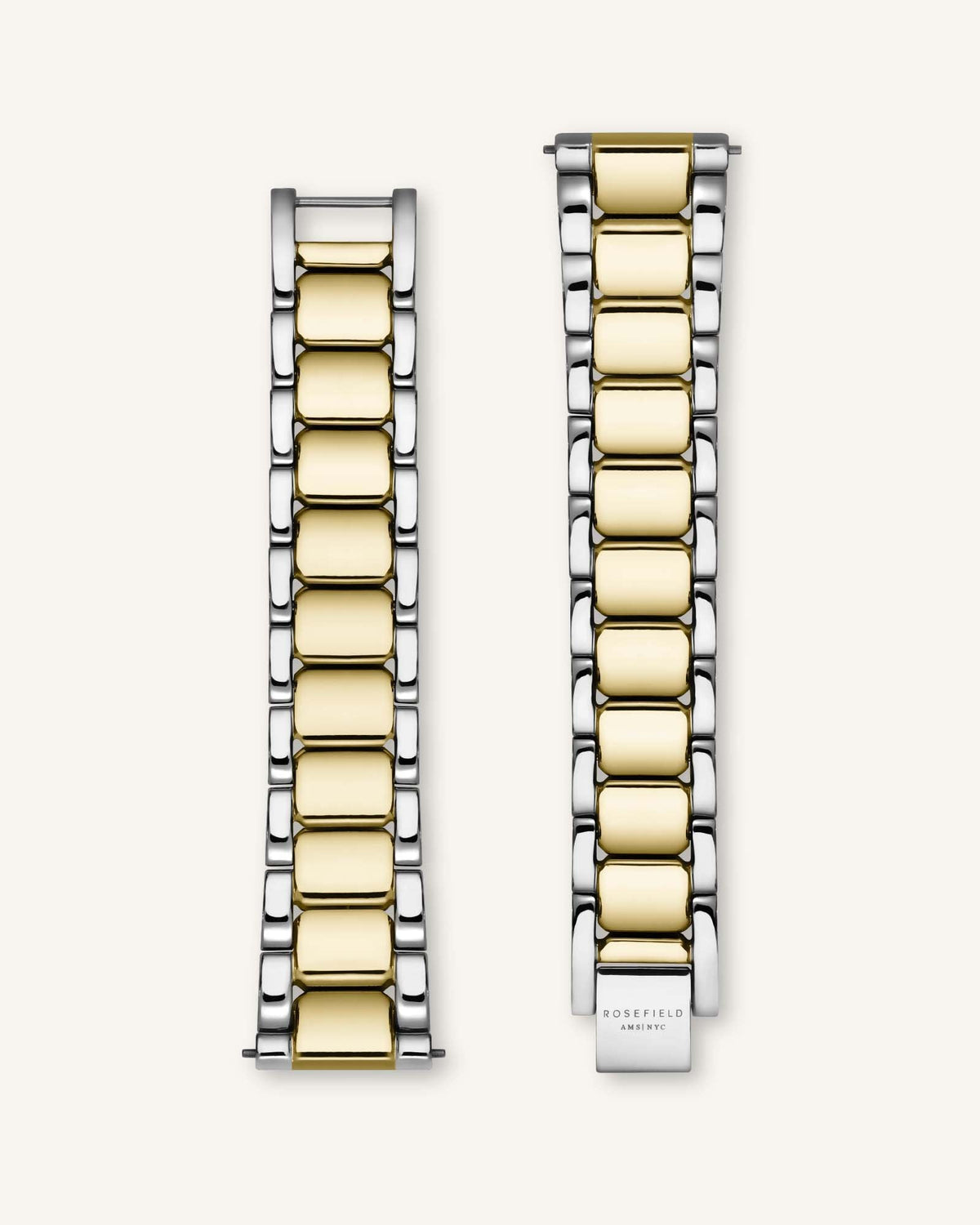 Silber-goldenes Uhrenband leftcolumn