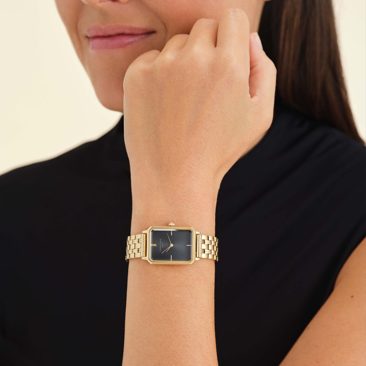 Octagon Schwarz Gold leftcolumn