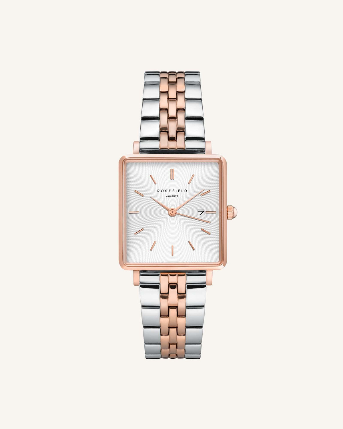 Silber - Roségold Duo Armband leftcolumn