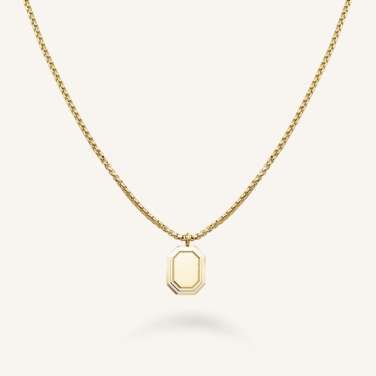 Octagon Enamel Halskette JNOCG-J850,leftcolumn,