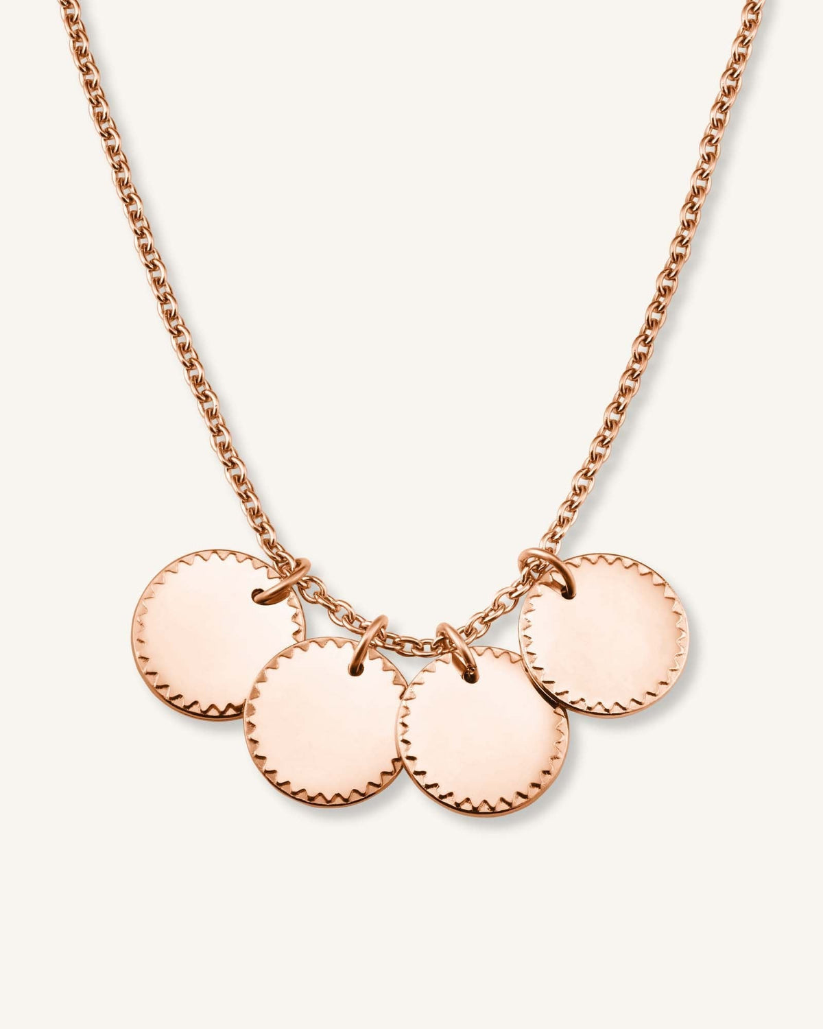 Halskette 4 Münz-Charms JN4CR-J518,leftcolumn