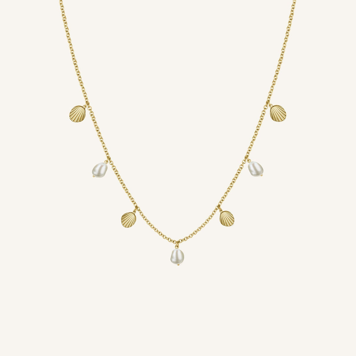 Multi Muschel- & Perlenkette JMSPNG-J161,leftcolumn,