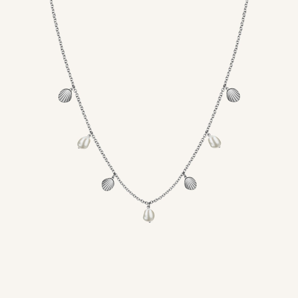 Multi Muschel- & Perlenkette JMSPNG-J161,leftcolumn,