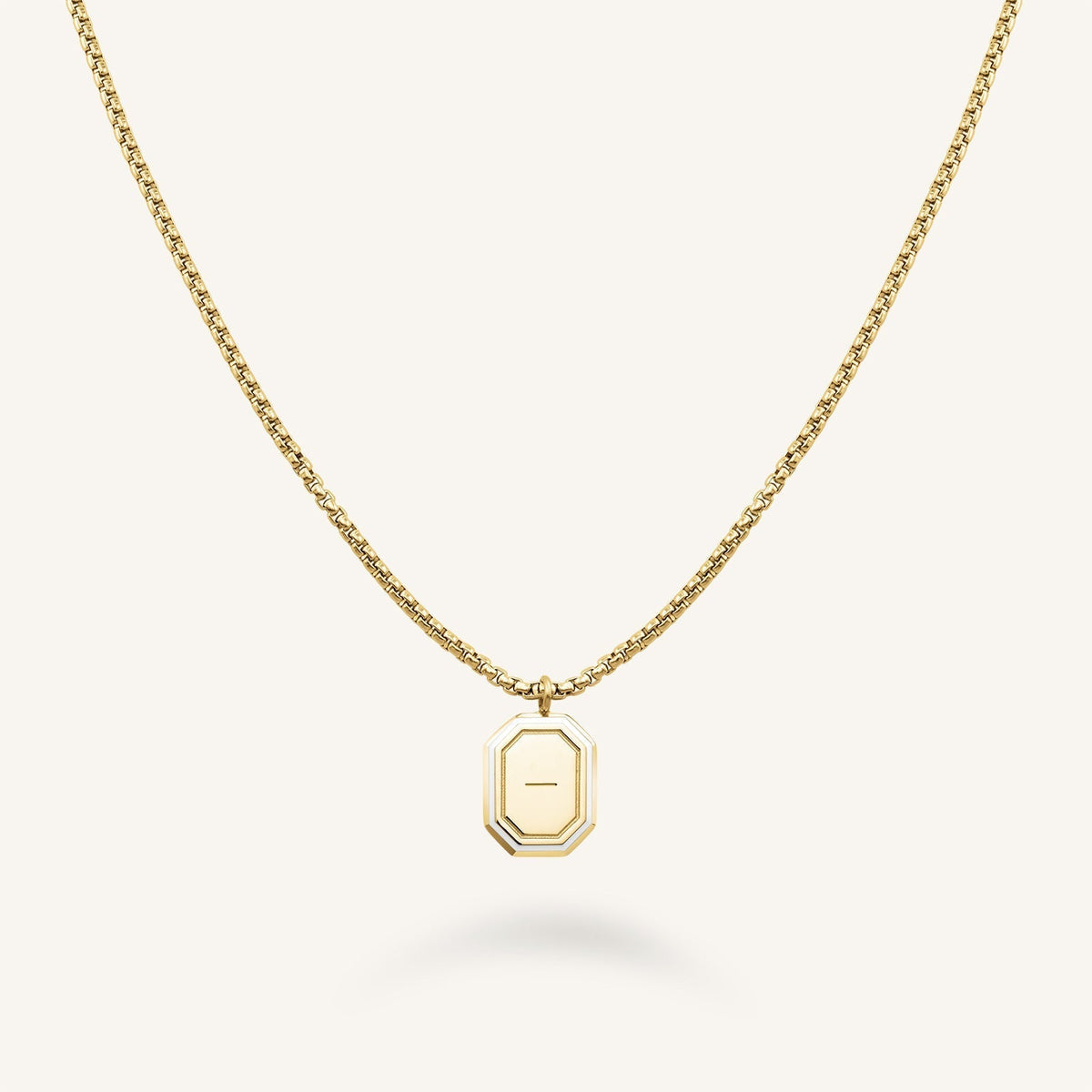 Octagon Enamel Halskette JNOCR-J856,leftcolumn