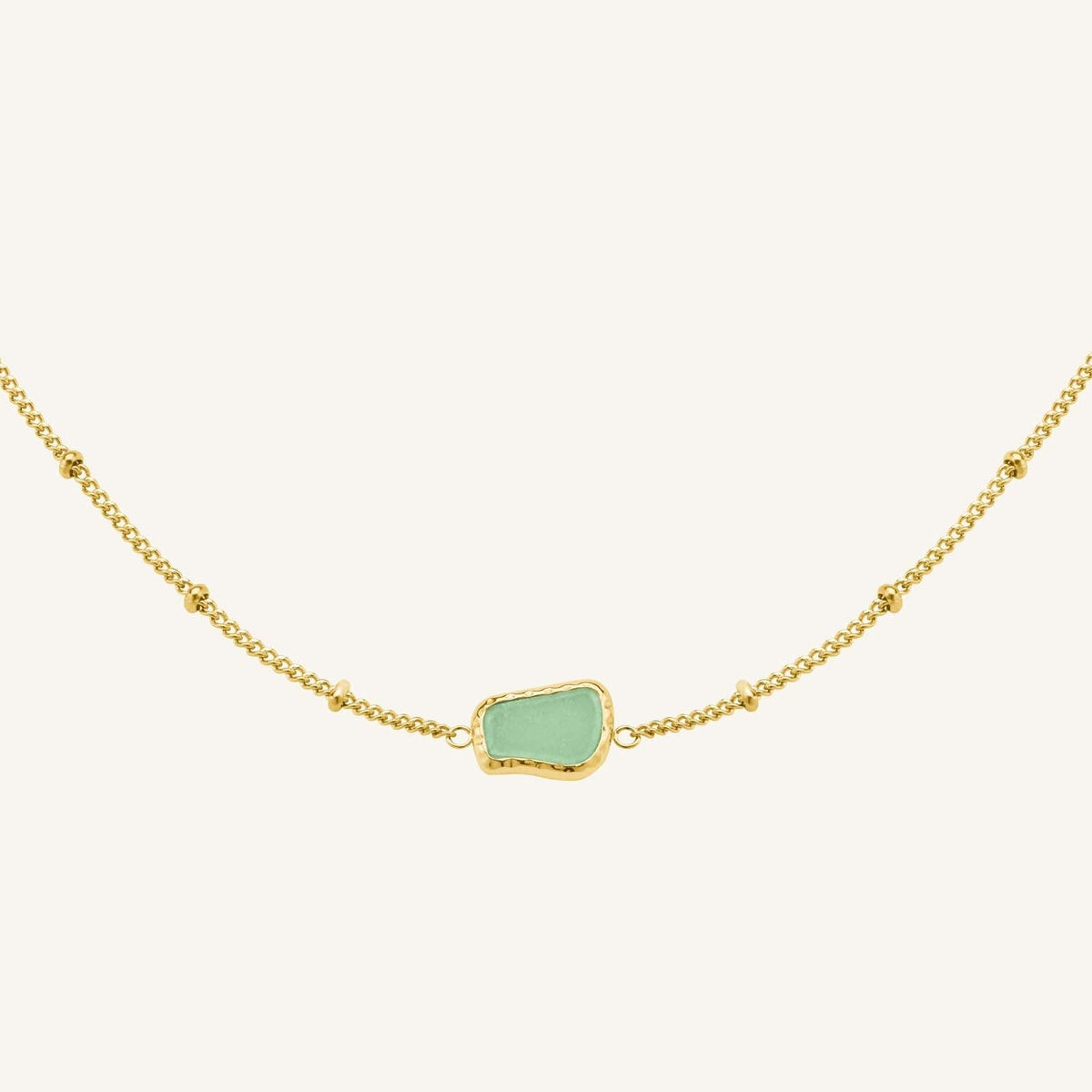 Organisch Geformte Edelsteinen Halskette JNOGS-J659,leftcolumn