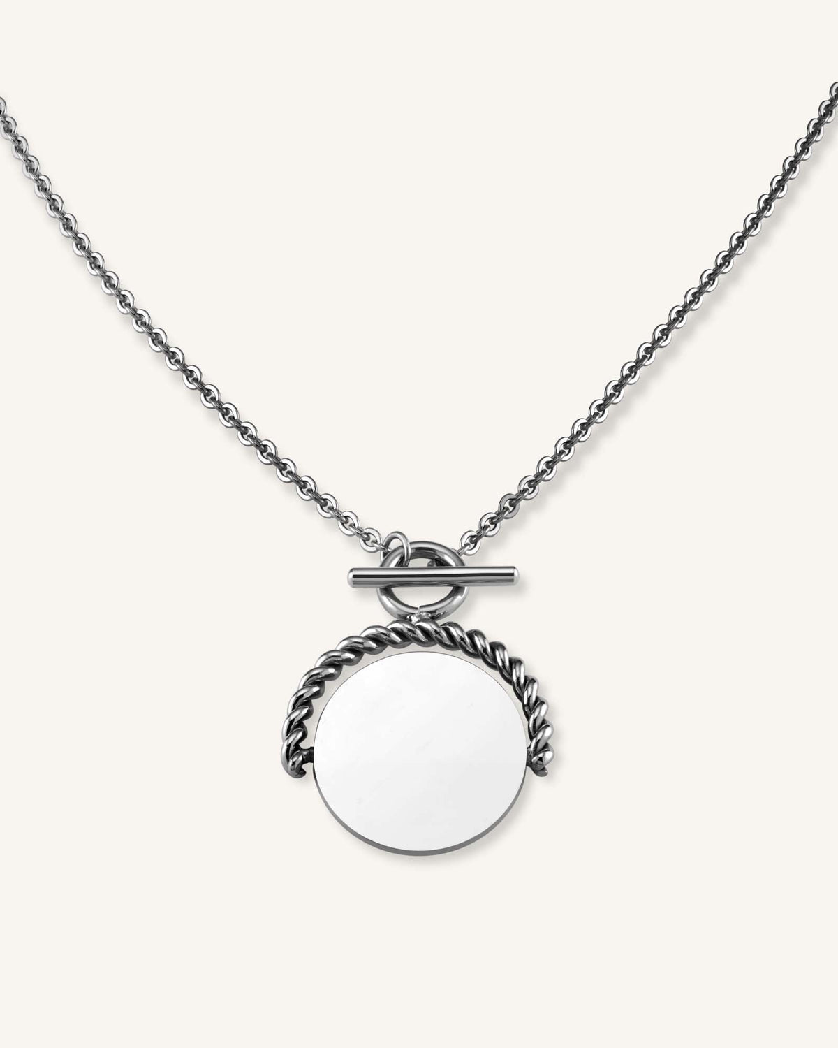 Twisting Coin Halskette JNTCS-J460,leftcolumn