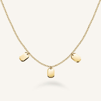 Triple Octagon Halskette JNTOS-J852,leftcolumn