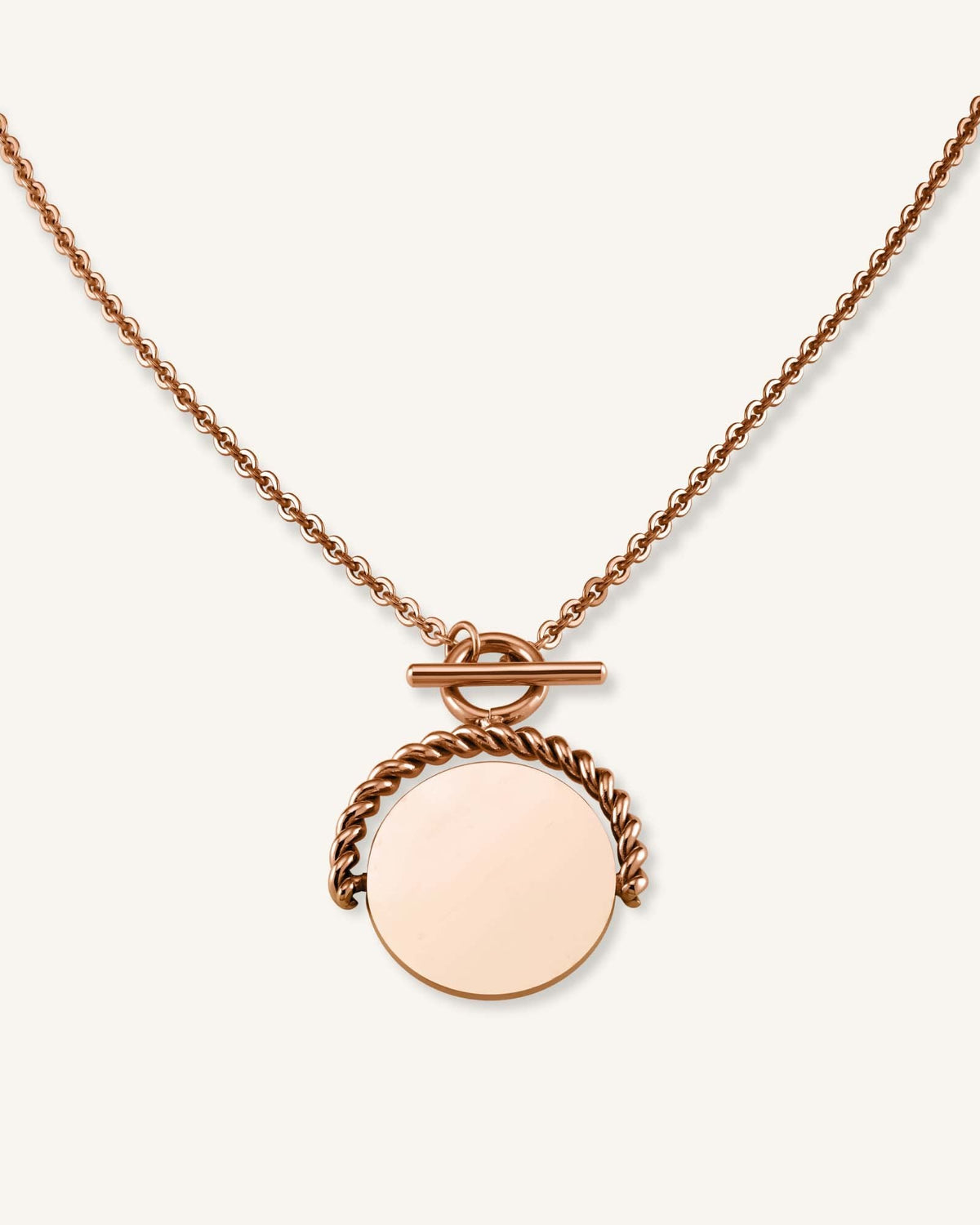 Twisting Coin Halskette JNTCS-J460,leftcolumn