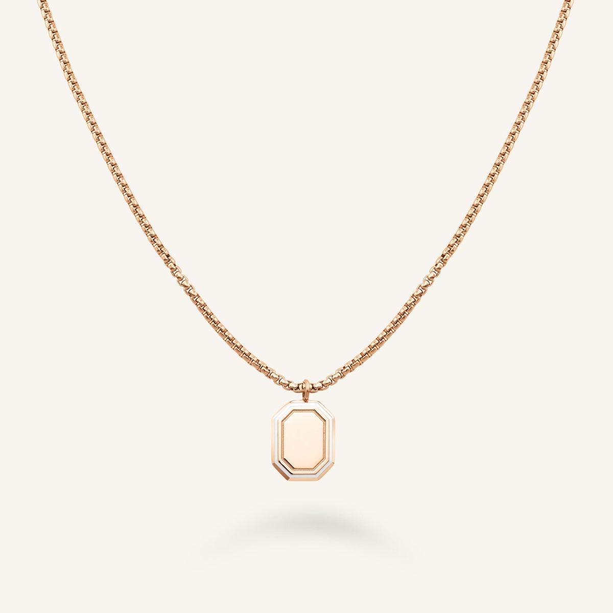 Octagon Enamel Halskette JNOCG-J850,leftcolumn,