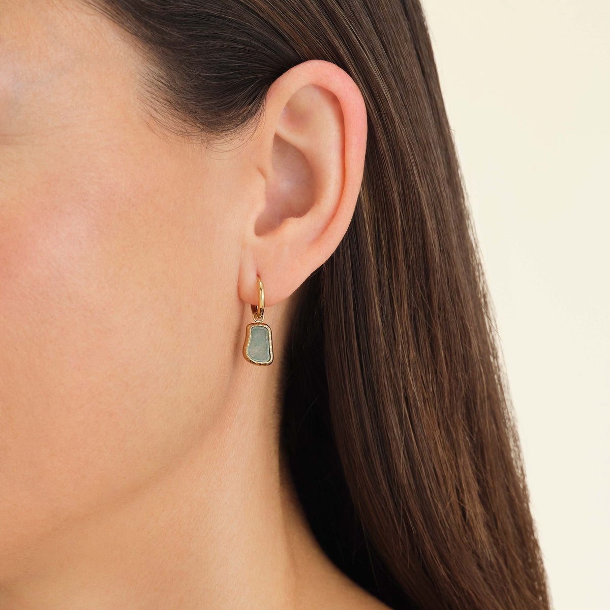 Organisch Geformte Edelsteinen Ohrringe JEOGS-J661,leftcolumn