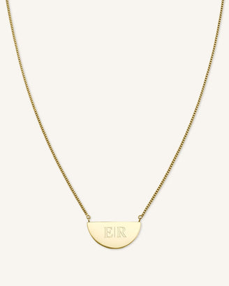 Halbmond Halskette JRINMS-J108,leftcolumn