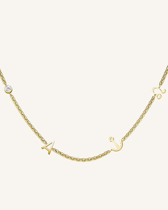Halskette 4 Charms N-RoseGold-4,leftcolumn