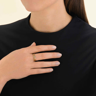 Spiralförmiger Chaton Ring leftcolumn