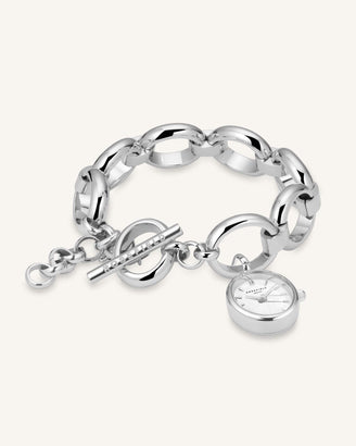 Oval Charm Chain Silber- Mit Gravur SWSSS-OV14_Engrave,leftcolumn