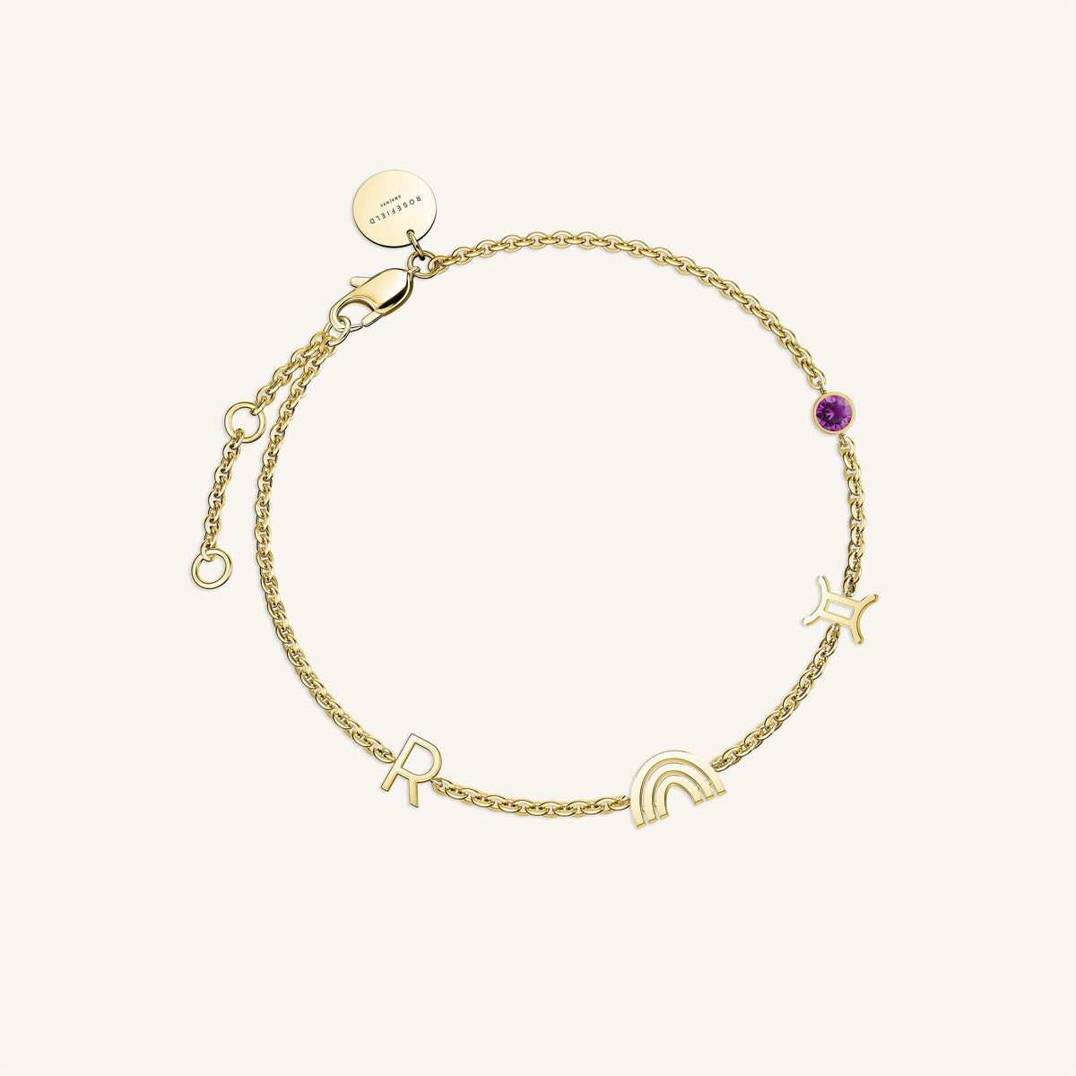 Armband 4 Charms B-Silver-4,leftcolumn