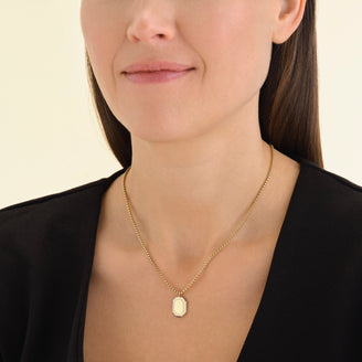 Octagon Enamel Halskette JNOCG-J850,leftcolumn,