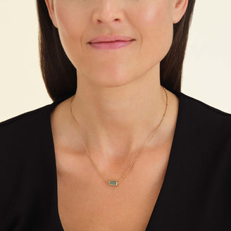Organisch Geformte Edelsteinen Halskette JNOGS-J659,leftcolumn