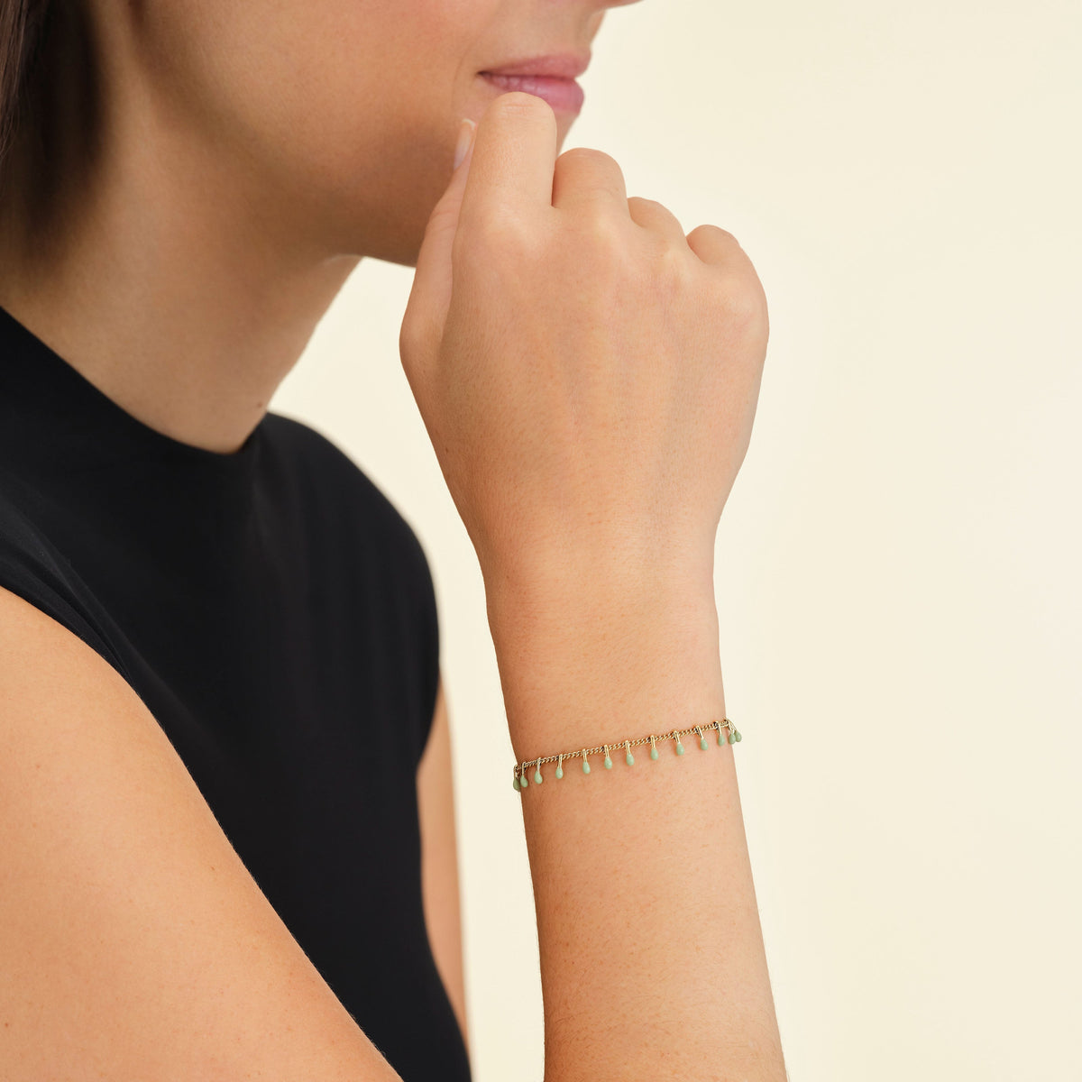 Green Drip Armband JBDCS-J679,leftcolumn