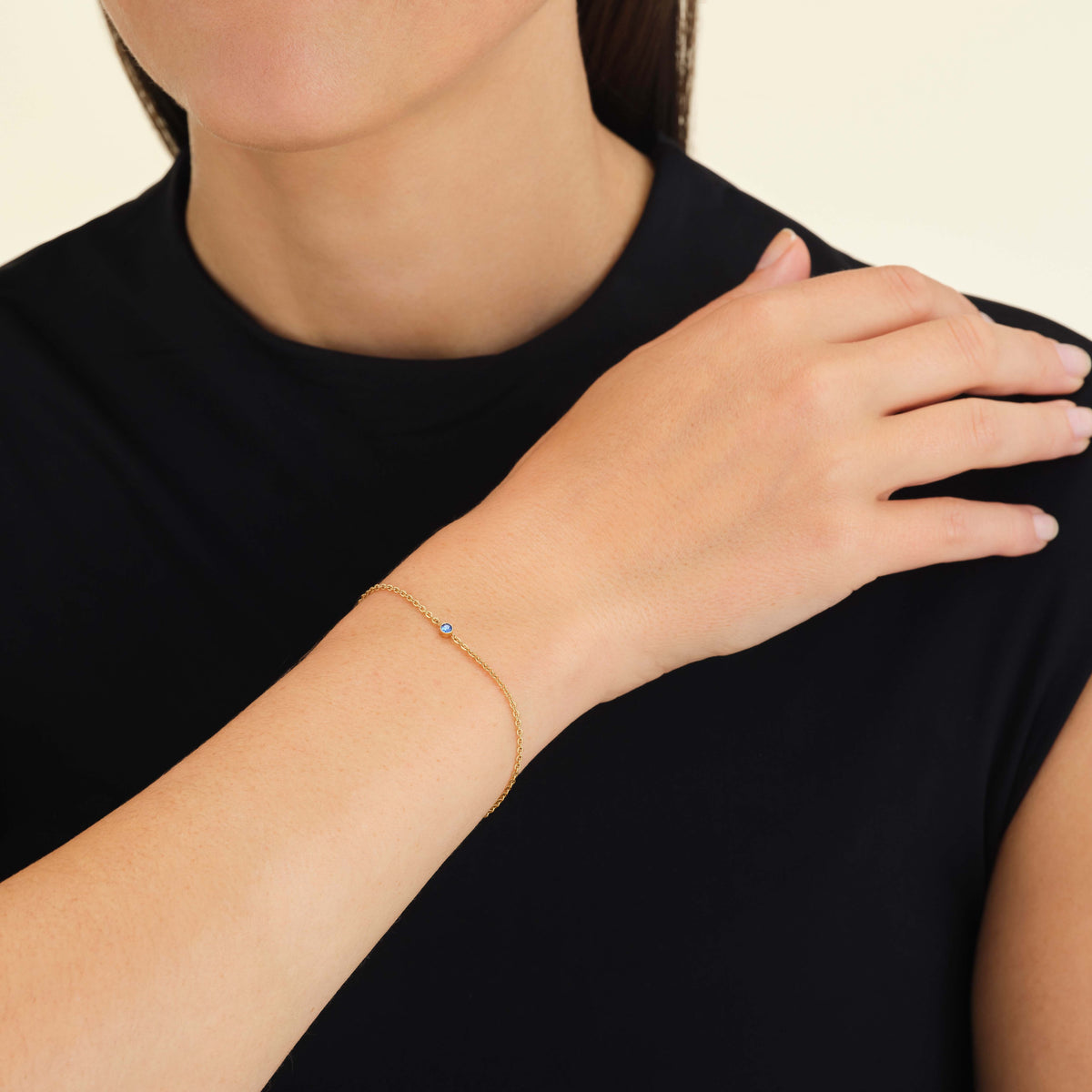 Armband 1 Geburtsstein B-RoseGold-1,leftcolumn