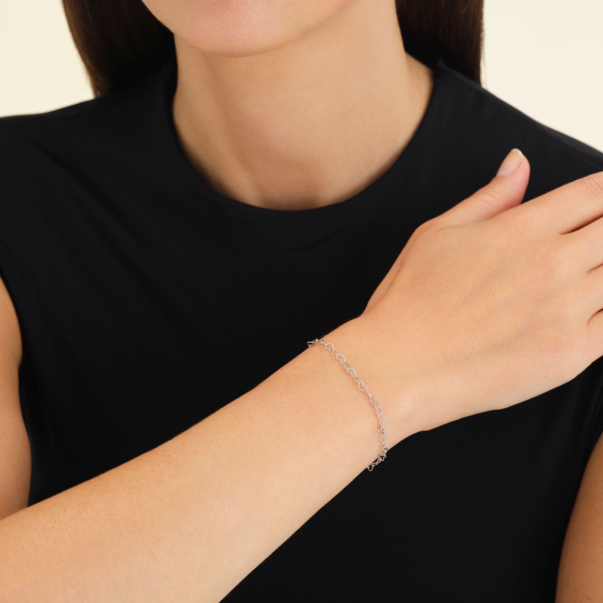 Heart Chain Armband JBHCG-J682,leftcolumn,