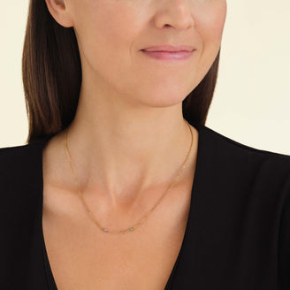 Halskette 2 Geburtssteine N-Gold-2,leftcolumn,