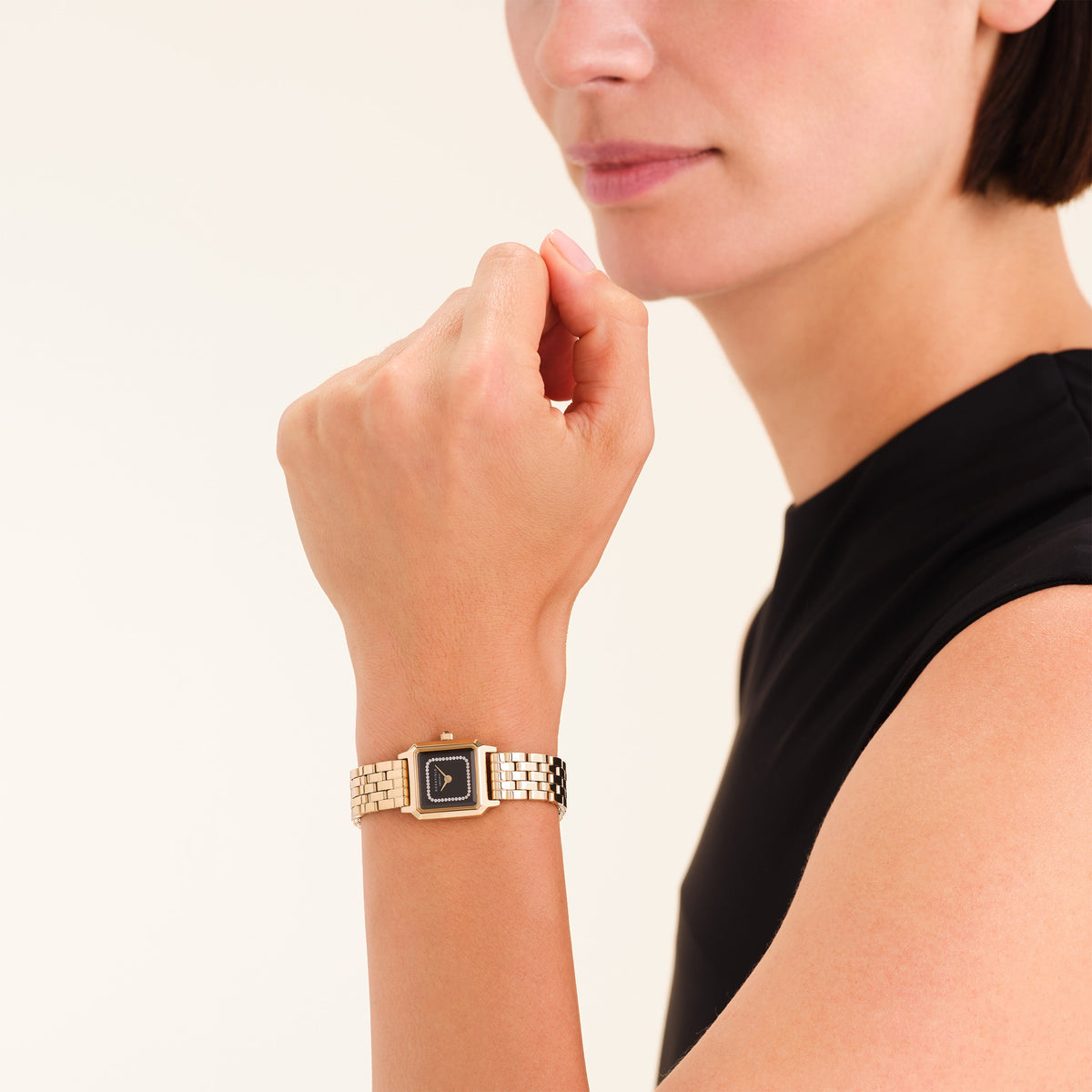 Boxelle Schwarz Kristallrahmen - Mit Gravur leftcolumn