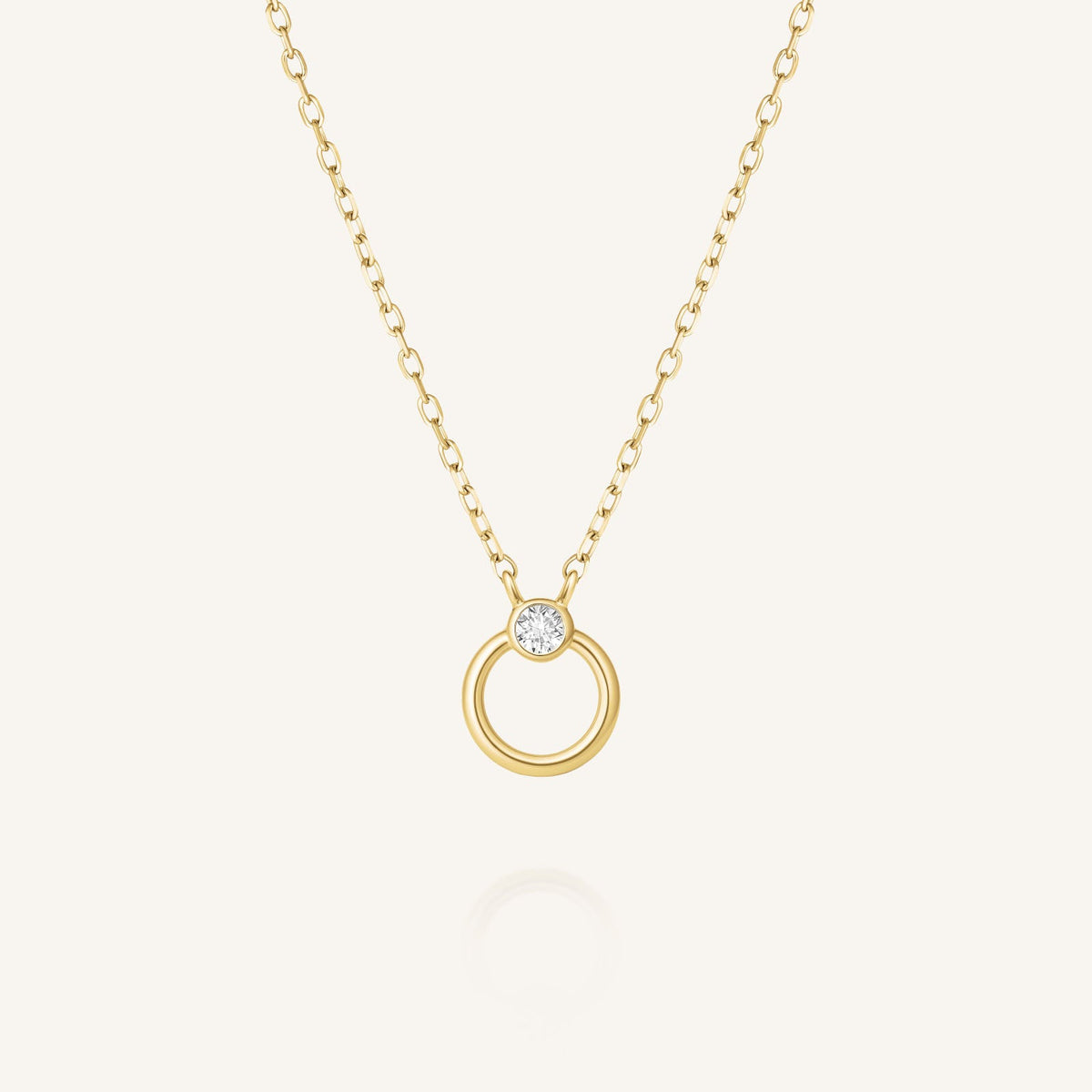 Open Circle Halskette leftcolumn,