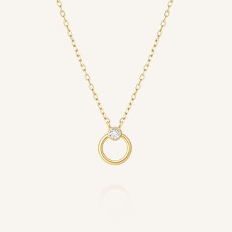 Open Circle Halskette leftcolumn,