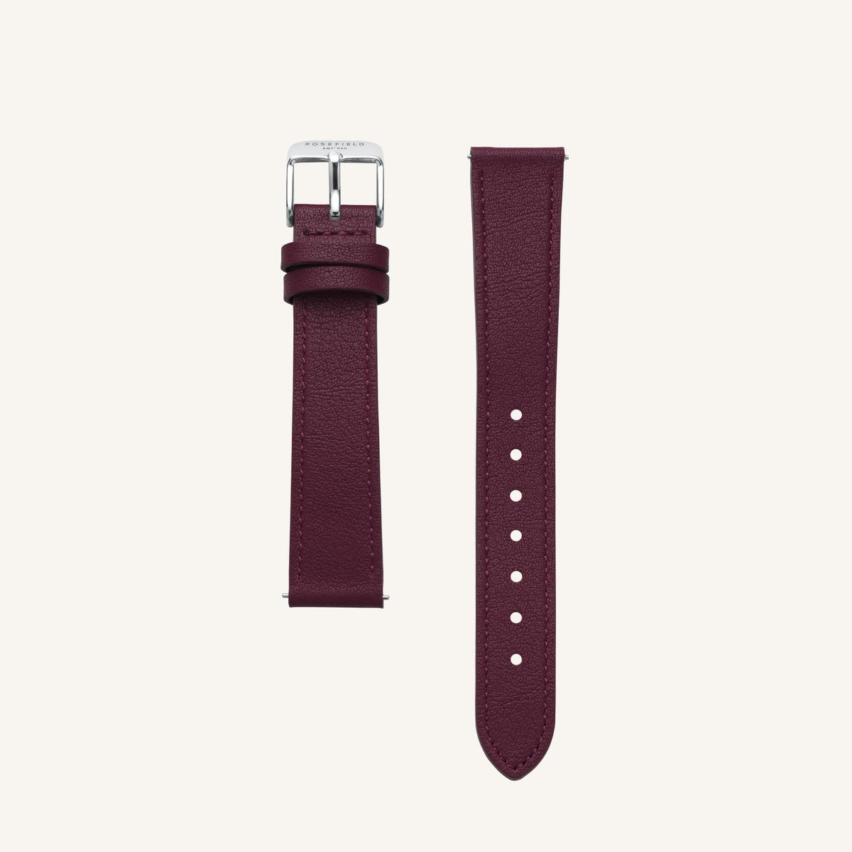 Burgundy Leder Armband leftcolumn