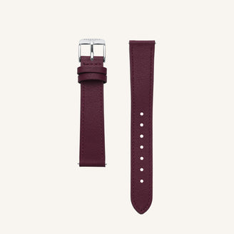 Burgundy Leder Armband leftcolumn