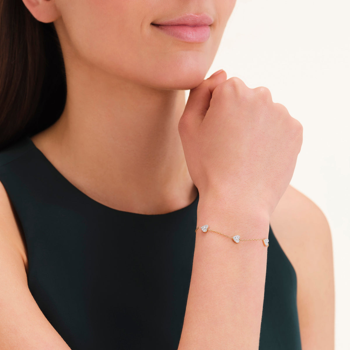 3-Herzen-Armband leftcolumn