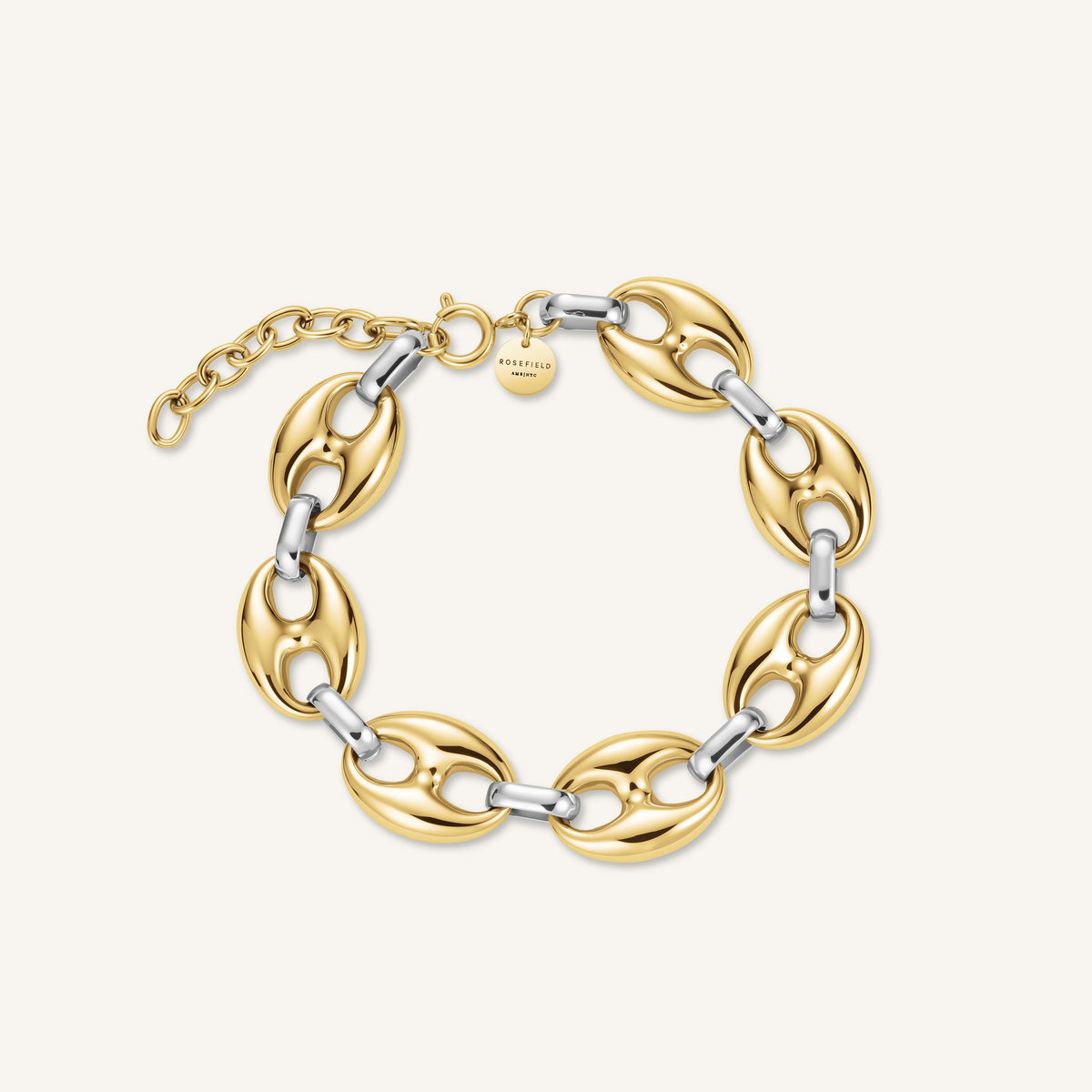 Zweifarbiges Kaffeebohnen-Armband leftcolumn