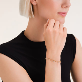 Armband Mit Baumelnden Kristallen leftcolumn