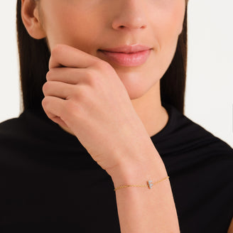 Kristall buchstabe F Armband leftcolumn