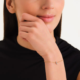 Kristall buchstabe L Armband leftcolumn